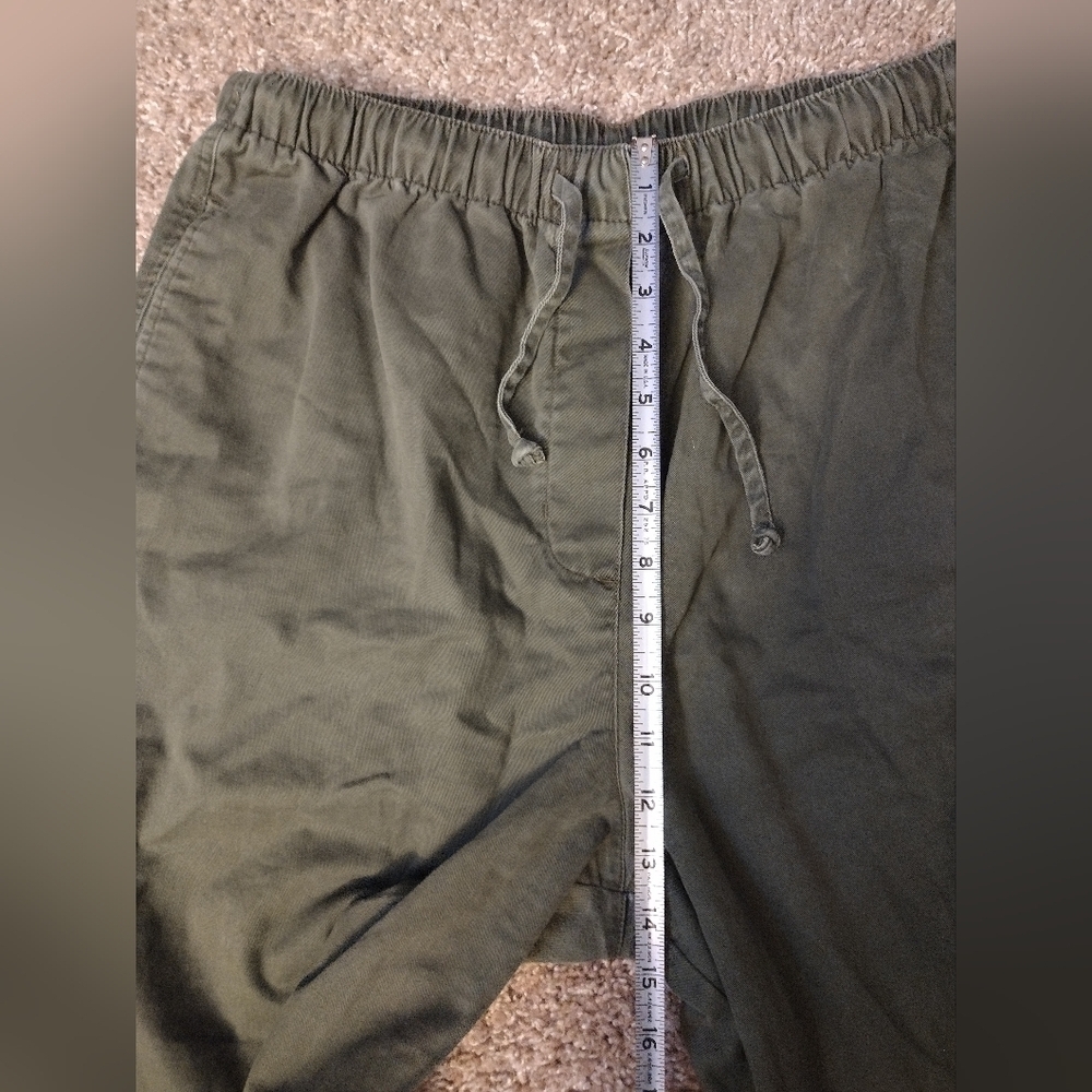 Fashion Bug Olive Green Wide Leg Drawstring Pants 18-20W - Picture 7 of 10